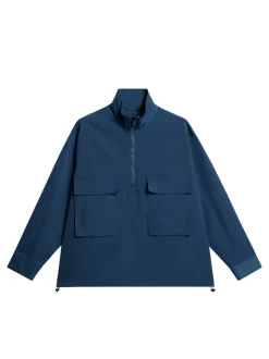 Outerwear|Jackets<J.Lindeberg Ronson Half Zip Overshirt KeyLargo