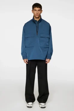 Outerwear|Jackets<J.Lindeberg Ronson Half Zip Overshirt KeyLargo