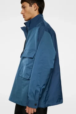 Outerwear|Jackets<J.Lindeberg Ronson Half Zip Overshirt KeyLargo