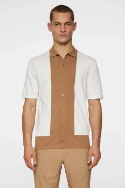 Golf|Knitwear<J.Lindeberg Rue Knitted Polo Shirt White
