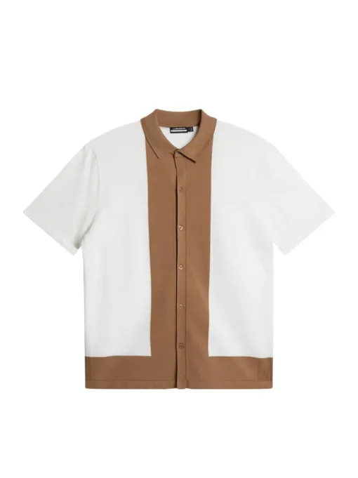 Golf|Knitwear<J.Lindeberg Rue Knitted Polo Shirt White