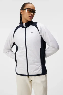 Jackets|Outdoor<J.Lindeberg Sanaa Hybrid Jacket White