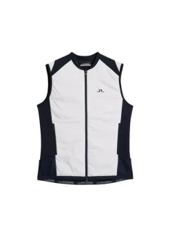 Outdoor|Vests<J.Lindeberg Sanaa Hybrid Vest White