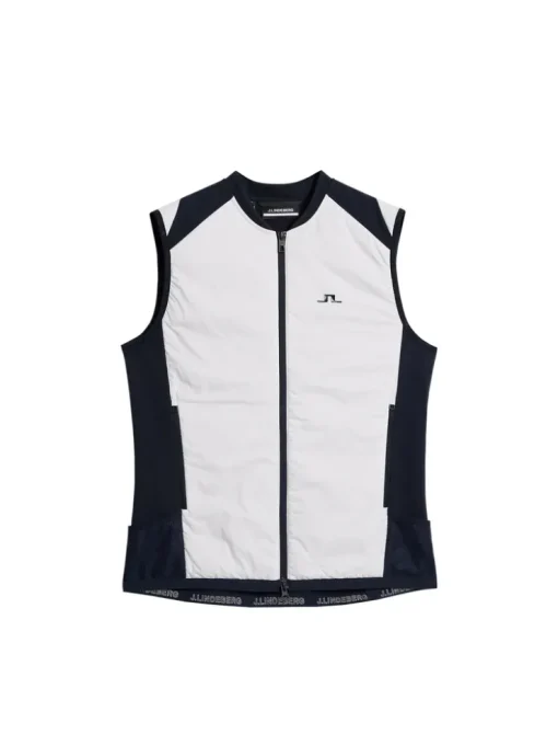 Outdoor|Vests<J.Lindeberg Sanaa Hybrid Vest White