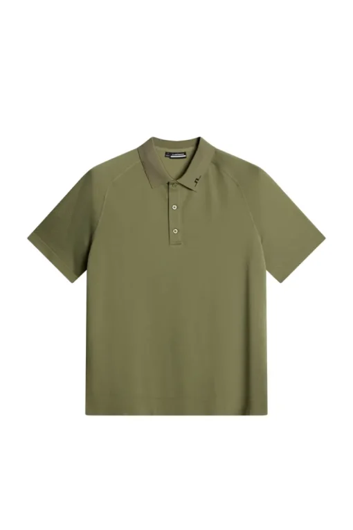 Golf|Polo Shirts<J.Lindeberg Sanny Seamless Polo OilGreen