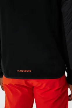 Base & Mid Layers|Outdoor<J.Lindeberg Scott Hybrid Hood Black