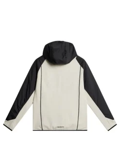 Base & Mid Layers|Outdoor<J.Lindeberg Scott Hybrid Hood Colorblock AlmondMilk