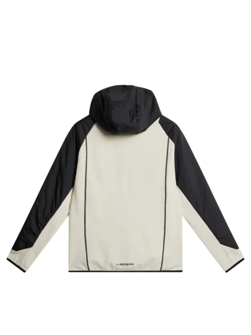 Base & Mid Layers|Outdoor<J.Lindeberg Scott Hybrid Hood Colorblock AlmondMilk