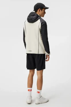 Base & Mid Layers|Outdoor<J.Lindeberg Scott Hybrid Hood Colorblock AlmondMilk