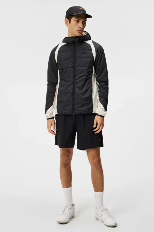 Base & Mid Layers|Outdoor<J.Lindeberg Scott Hybrid Hood Colorblock AlmondMilk