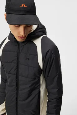 Base & Mid Layers|Outdoor<J.Lindeberg Scott Hybrid Hood Colorblock AlmondMilk