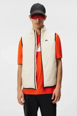 Vests|Outdoor<J.Lindeberg Scott Hybrid Vest AlmondMilk