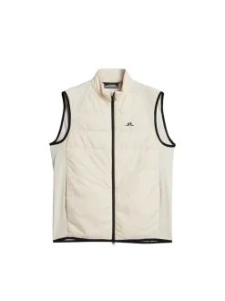 Vests|Outdoor<J.Lindeberg Scott Hybrid Vest AlmondMilk