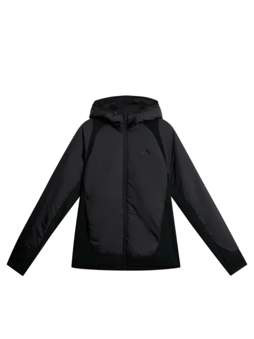 Active|Ski<J.Lindeberg Shawn Hybrid Hooded Jacket Black