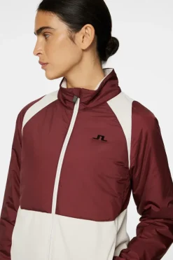 Jackets|Active<J.Lindeberg Shona Hybrid Jacket Cabernet