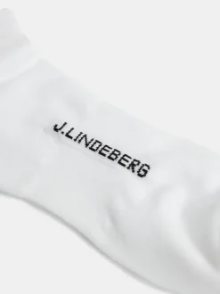 Golf|Golf Socks<J.Lindeberg Short Golf Sock White