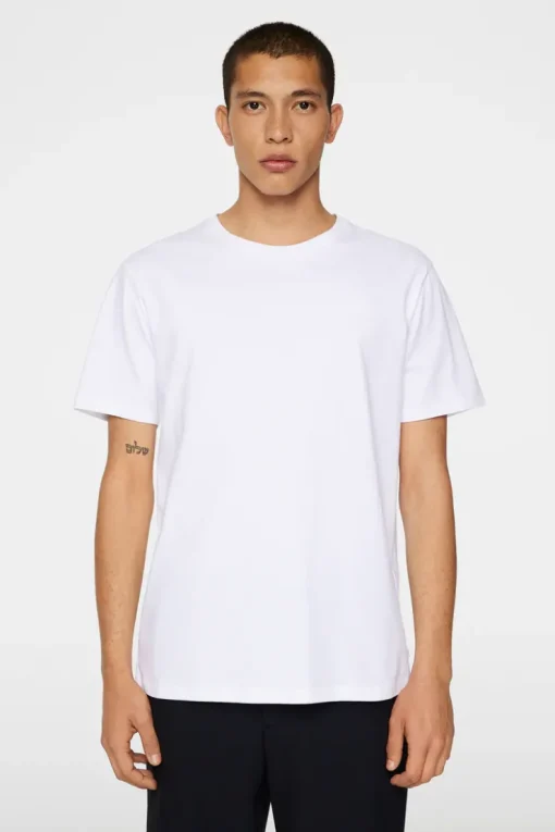 T-shirts|Tops<J.Lindeberg Sid Basic T-Shirt White
