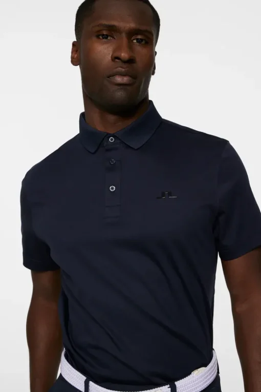 Golf|Polo Shirts<J.Lindeberg Silos Fit Polo JLNavy