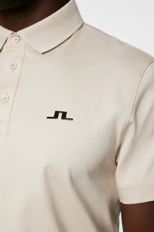 Golf|Polo Shirts<J.Lindeberg Silos Fit Polo Moonbeam