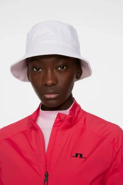 Golf|Accessories<J.Lindeberg Siri Bucket Hat White