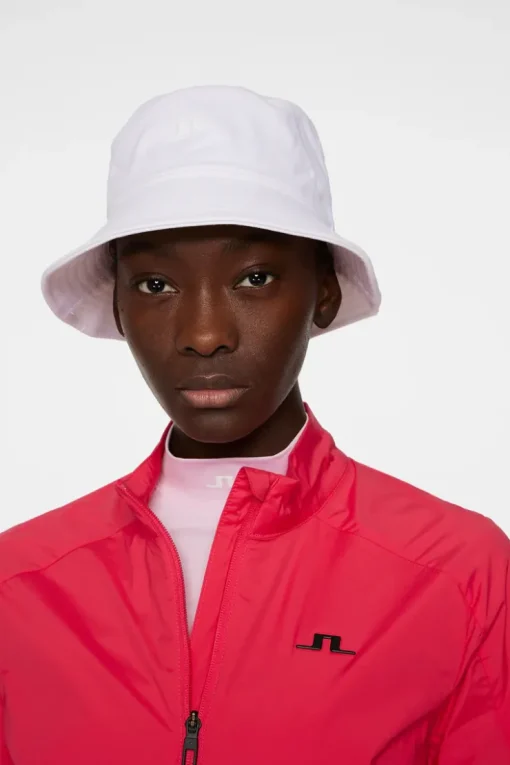 Golf|Accessories<J.Lindeberg Siri Bucket Hat White