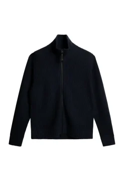 Après Ski<J.Lindeberg Skyler Wool Blend Zip Cardigan JLNavy