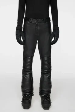 Ski|Bottoms<J.Lindeberg Sonny Leather Pants Black