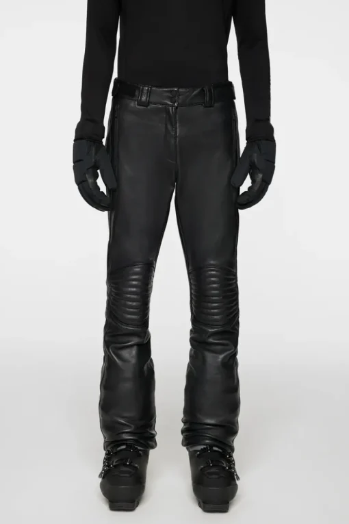 Ski|Bottoms<J.Lindeberg Sonny Leather Pants Black