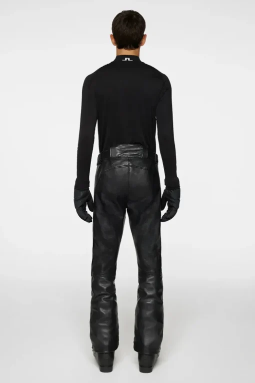 Ski|Bottoms<J.Lindeberg Sonny Leather Pants Black