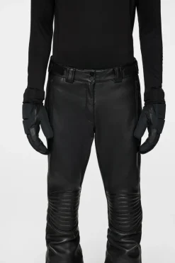 Ski|Bottoms<J.Lindeberg Sonny Leather Pants Black
