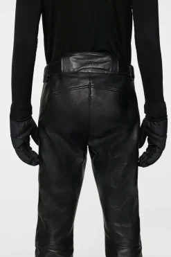 Ski|Bottoms<J.Lindeberg Sonny Leather Pants Black