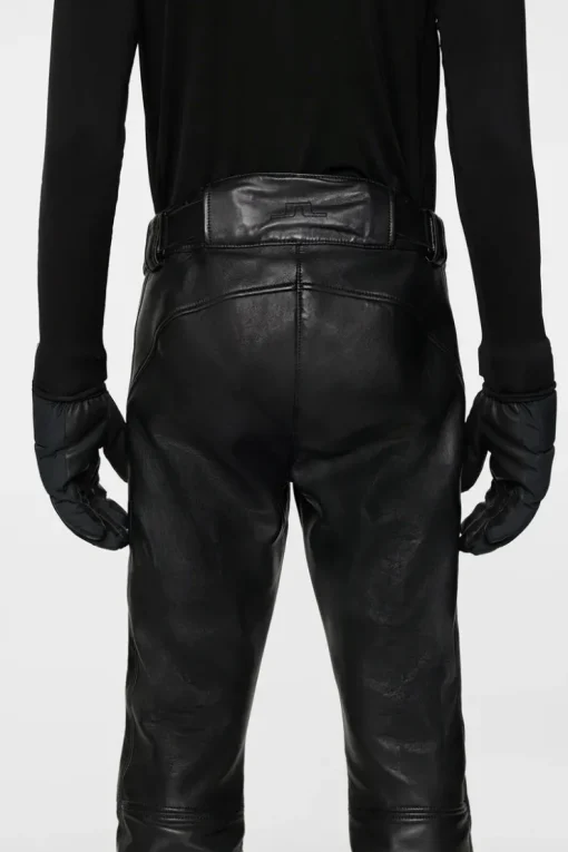 Ski|Bottoms<J.Lindeberg Sonny Leather Pants Black