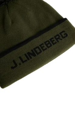 Accessories|Active<J.Lindeberg Stripe Beanie ForestGreen