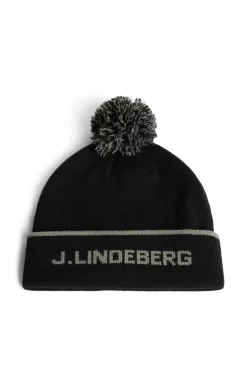 Accessories|Active<J.Lindeberg Stripe Beanie Black