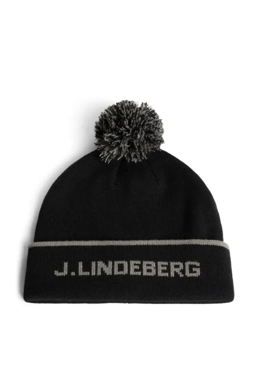 Accessories|Active<J.Lindeberg Stripe Beanie Black
