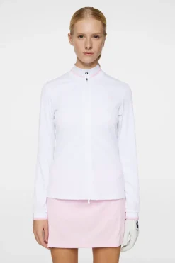 Golf|Base & Mid Layers<J.Lindeberg Susanna Mid Layer White
