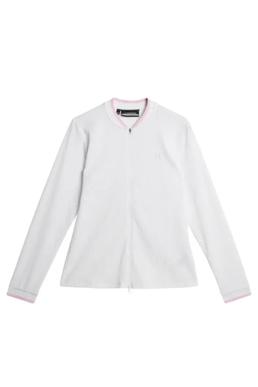 Golf|Base & Mid Layers<J.Lindeberg Susanna Mid Layer White