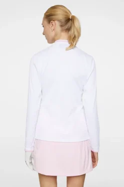 Golf|Base & Mid Layers<J.Lindeberg Susanna Mid Layer White