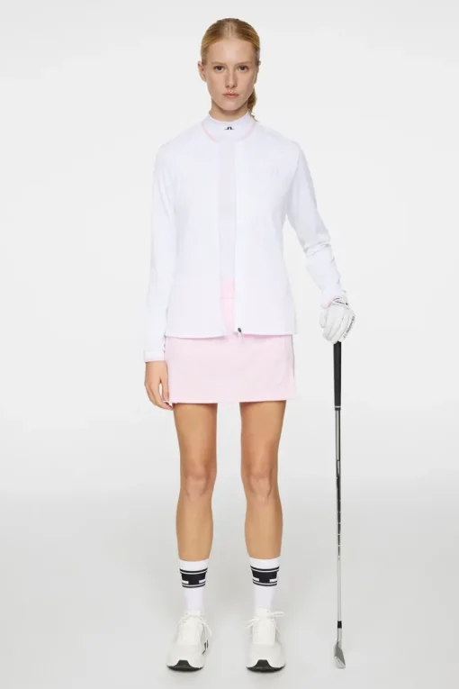 Golf|Base & Mid Layers<J.Lindeberg Susanna Mid Layer White
