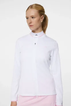 Golf|Base & Mid Layers<J.Lindeberg Susanna Mid Layer White