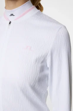 Golf|Base & Mid Layers<J.Lindeberg Susanna Mid Layer White