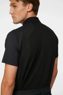 Golf|Polo Shirts<J.Lindeberg Tech Hybrid Polo Black