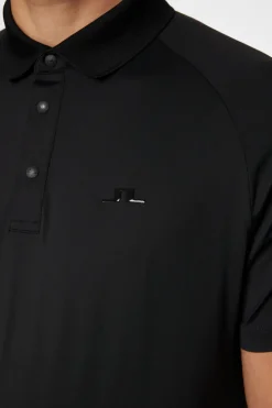 Golf|Polo Shirts<J.Lindeberg Tech Hybrid Polo Black