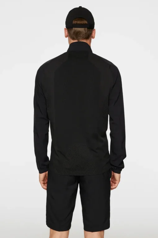 Golf|Jackets<J.Lindeberg Tech Hybrid Softshell Jacket Black