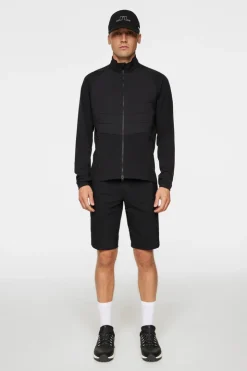 Golf|Jackets<J.Lindeberg Tech Hybrid Softshell Jacket Black