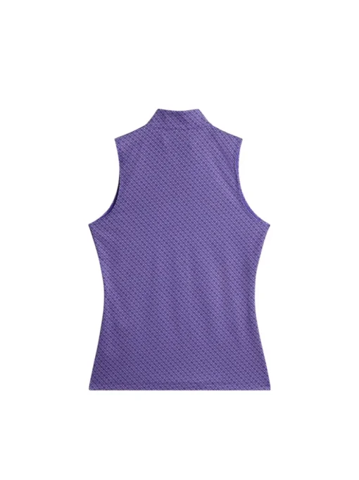 Golf|Tanks<J.Lindeberg Tiana Print Sleeveless Top ToneBridgeWisteriaS