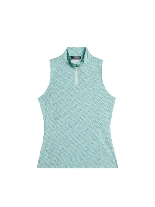 Golf|Tops<J.Lindeberg Tiana Print Sleeveless Top ToneBridgeMoonlightS