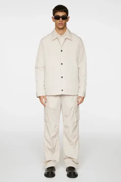 Jackets|Outerwear<J.Lindeberg Tibor Tech Overshirt Moonbeam