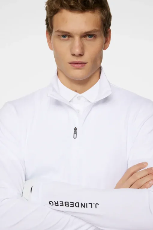 Golf|Base & Mid Layers<J.Lindeberg Tour Tech Mid Layer White