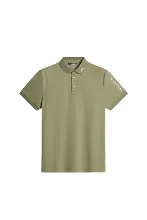 Golf|Polo Shirts<J.Lindeberg Tour Tech Polo OilGreen